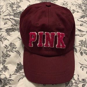 PINK burgundy hat
